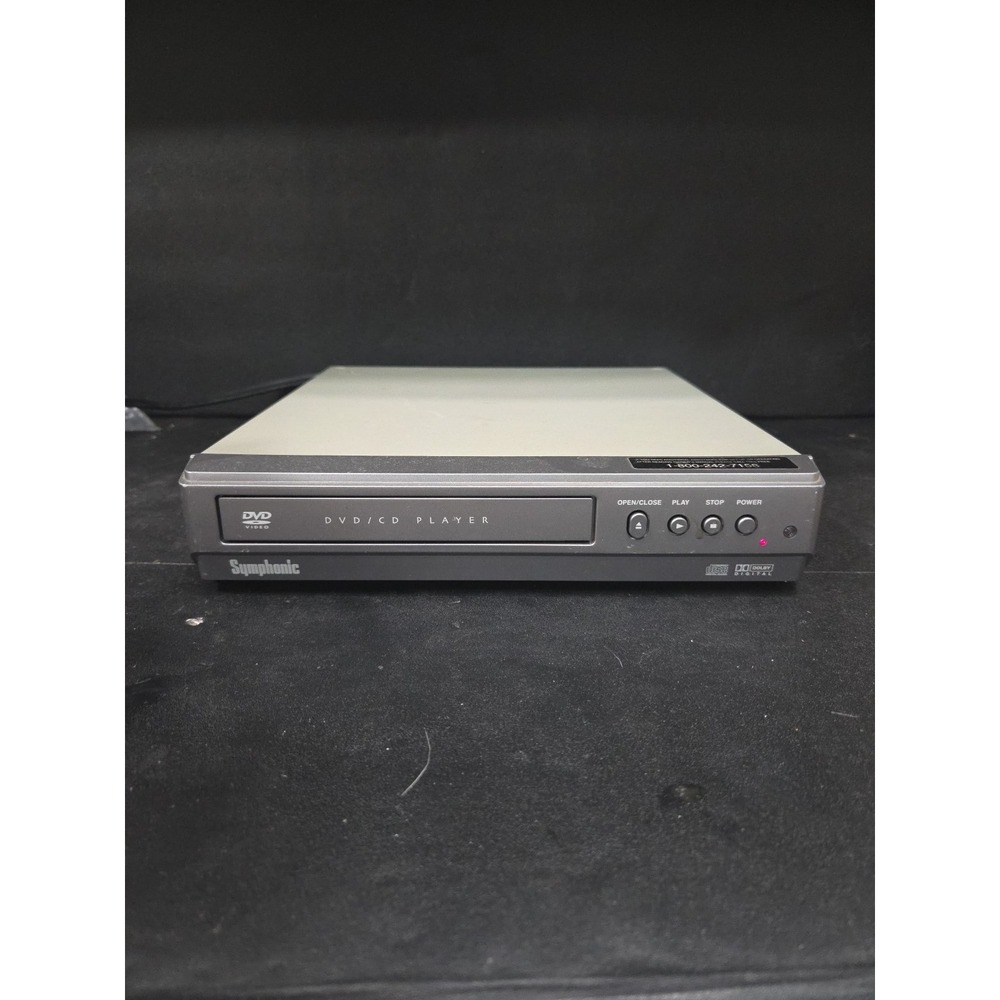 Symphonic‎ MD100 DVD CD Player Compact Digital Audio Video Silver Home Media